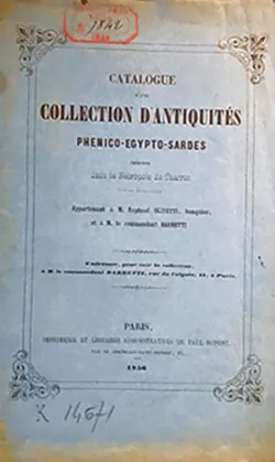 The catalogue of Tharros antiquities