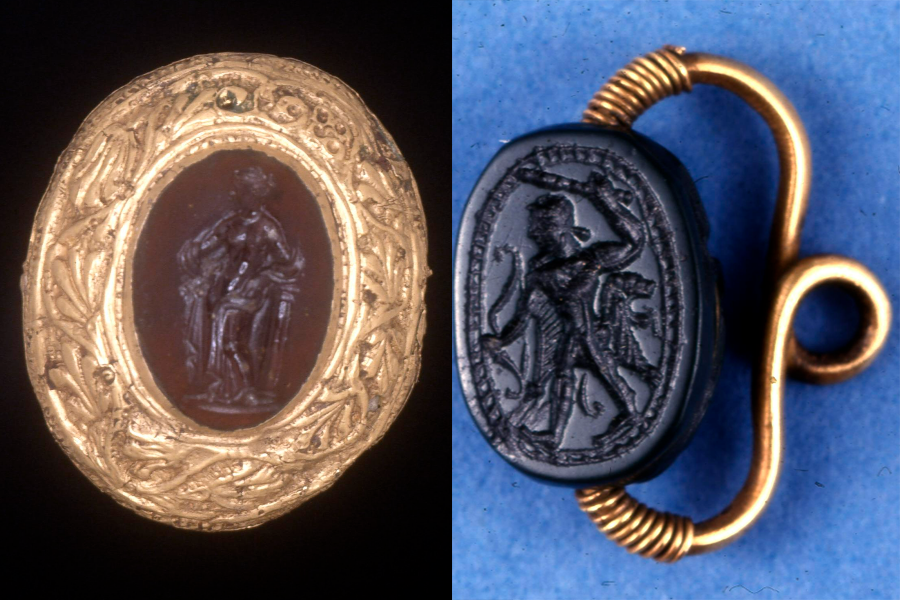 Gems from Tharros now at the British Museum. Gems from Tharros now at the British Museum.